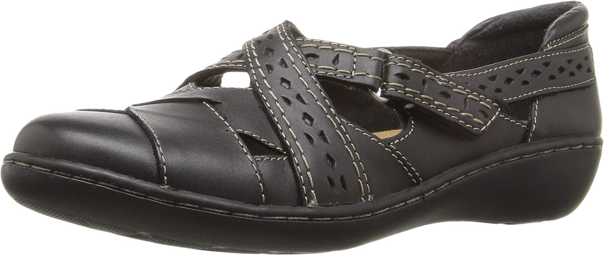 Clarks Women's Ashland Spin Q Slip-On Loafers - Comfortable Casual Shoes for Work, Travel & Everyday Wear