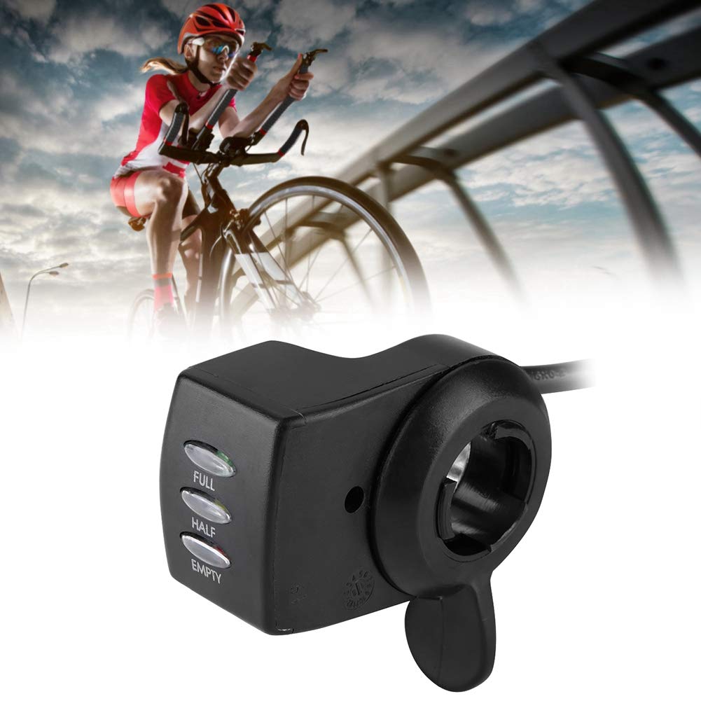36V Electric Bike Throttle - Twist & Thumb Speed Control for E-Bikes - Perfect for Commuting, Off-Road Adventures & Urban Riding
