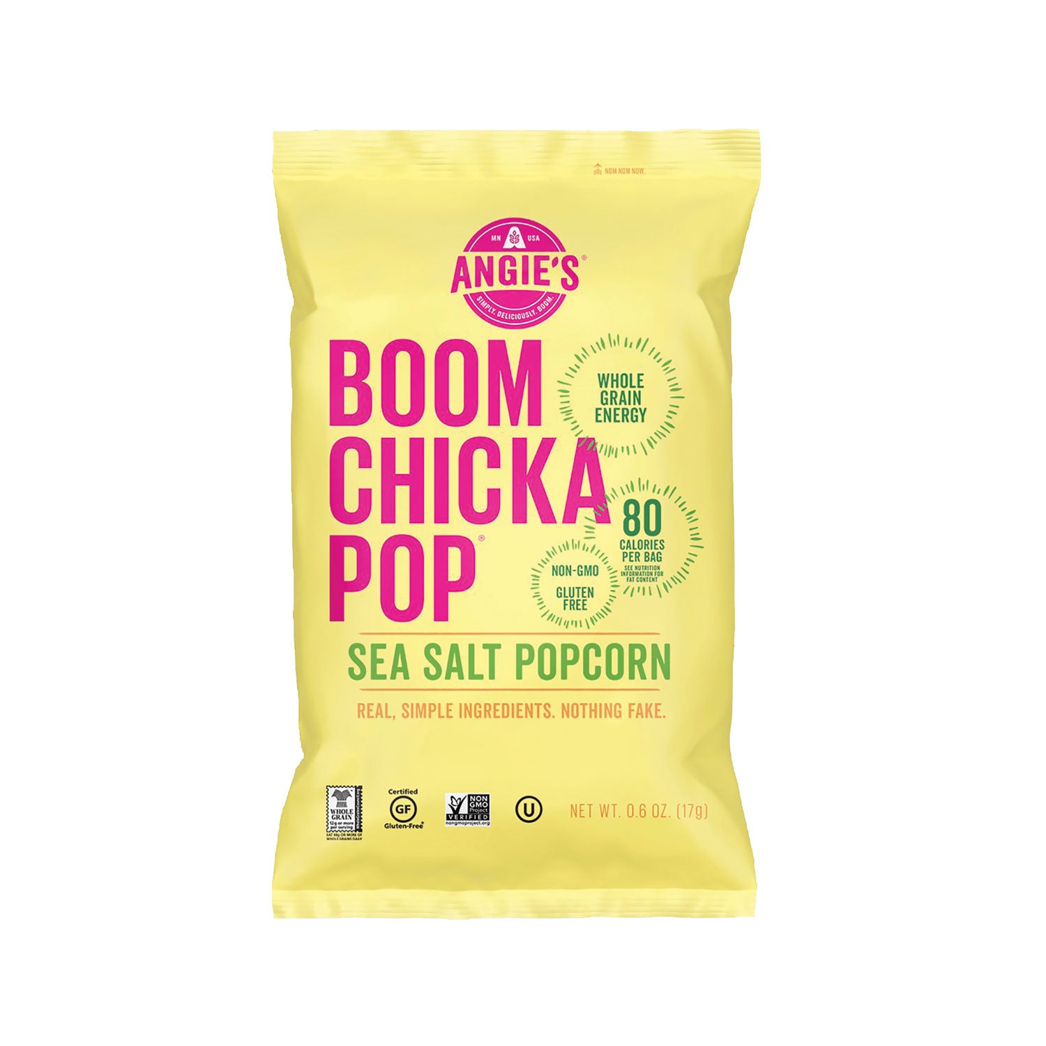 ANGIES® BOOMCHICKAPOP® Light Kettle Corn Popcorn Snacks, 0.6 oz Individual Bags (24 Count) - Perfect for School Lunches, Movie Nights & Office Snacks