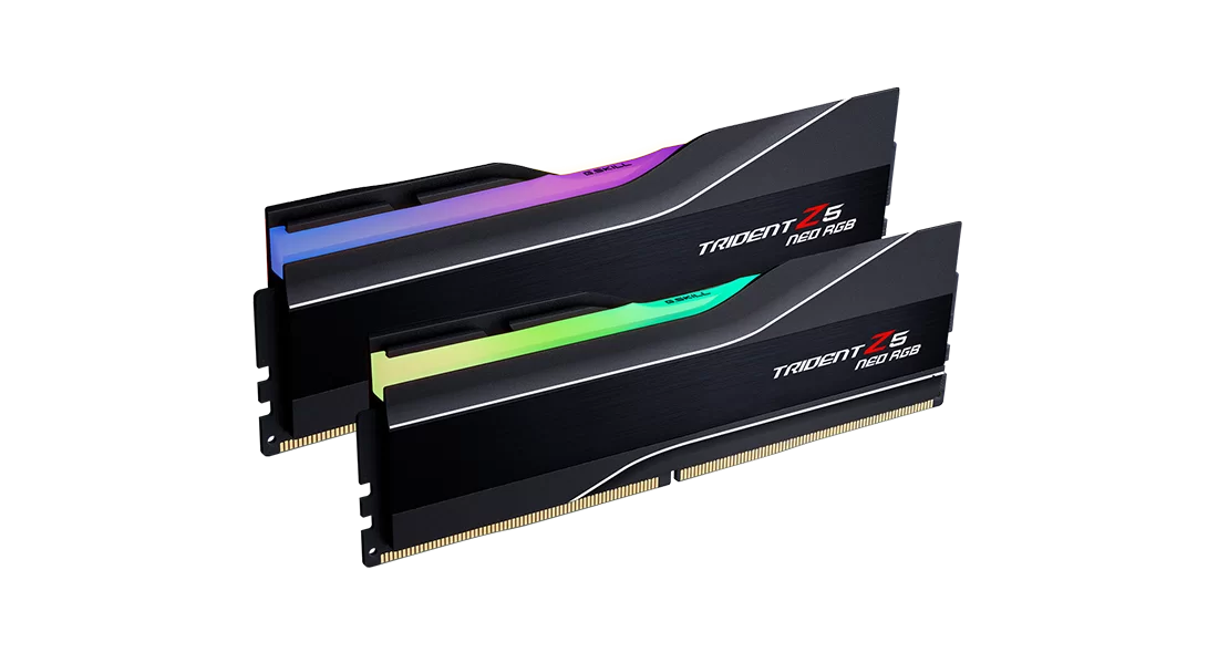 G.Skill Trident Z5 Neo RGB DDR5 RAM 32GB (2x16GB) 6000/6400MT/s AMD EXPO Ready - High Performance Gaming & Overclocking Memory for AMD Ryzen PCs