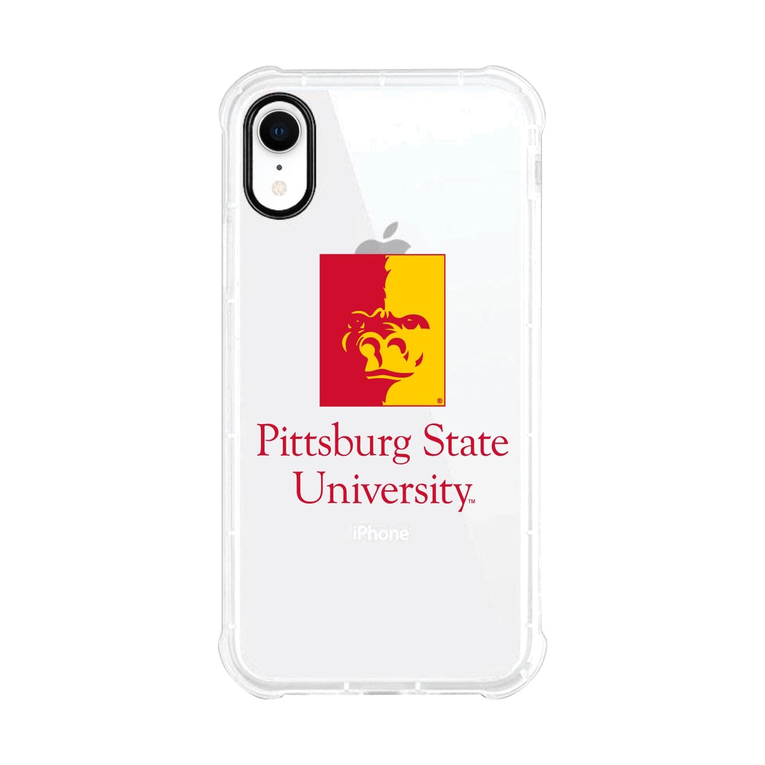 OTM Essentials Durable Phone Case for iPhone 13 Pro - Shockproof Tough Edge Protection, Classic White Design | Perfect for Pittsburg State University Students & Everyday Use
