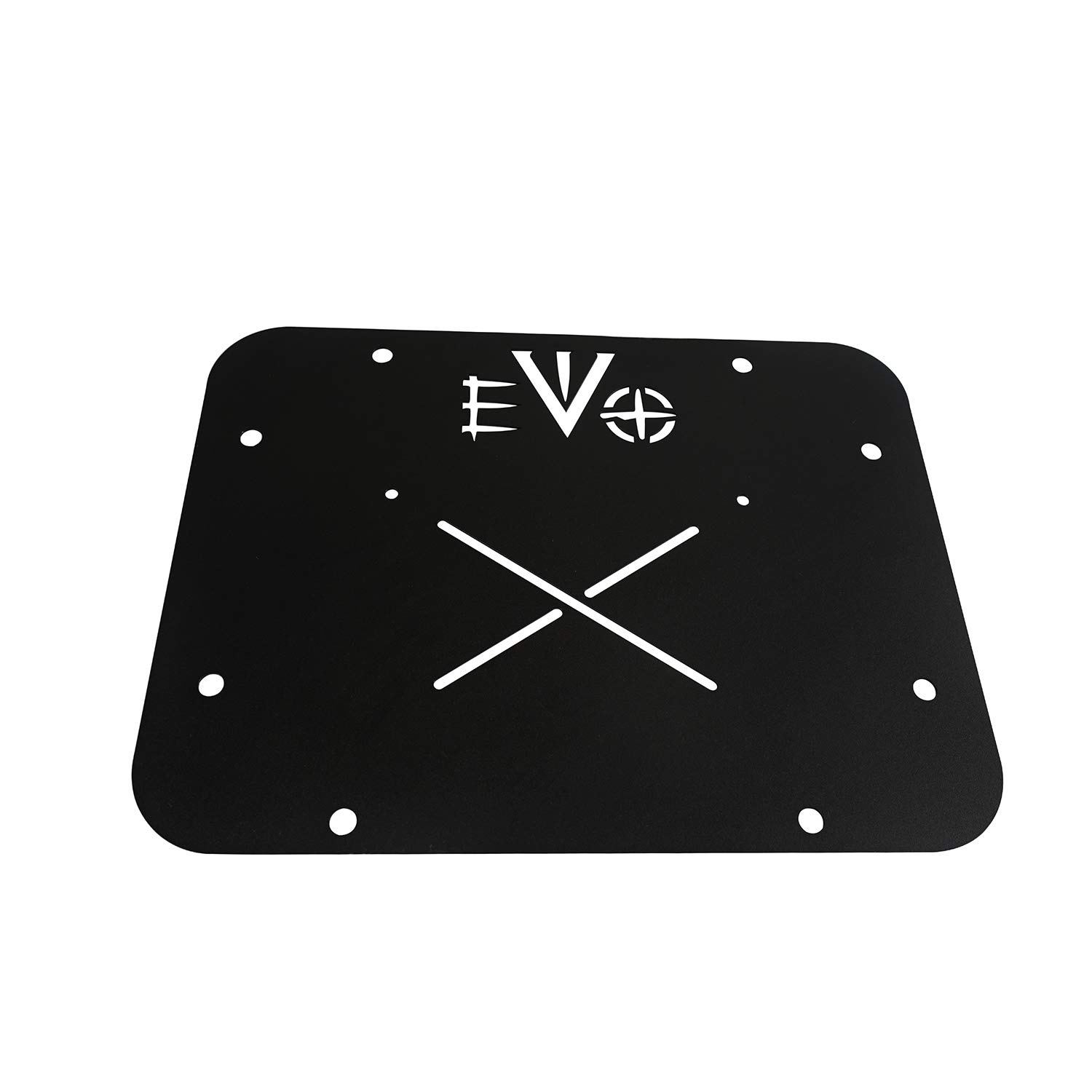 Hooke Road Wrangler JK Spare Tire Delete Plate - Heavy Duty Steel Tailgate Cover with Vent Plug - Fits 2007-2018 Jeep Wrangler JK & Unlimited Models - Off-Road Accessory for Enhanced Rear Visibility & Style