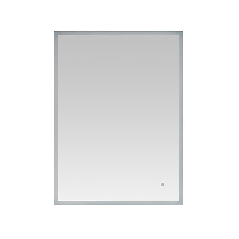 Aquadom Edge 20x32 Inch LED Lighted Bathroom Mirror with Anti-Fog - Modern Vanity Mirror for Makeup, Shaving & Home Decor (Bathroom, Bedroom, Dressing Room)