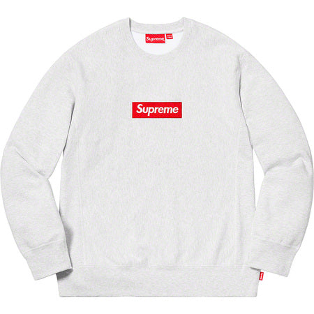 Supreme Box Logo Crewneck Sweatshirt (FW18) - Streetwear Fashion for Men & Women | Casual Wear, Urban Style, Hip-Hop Outfit