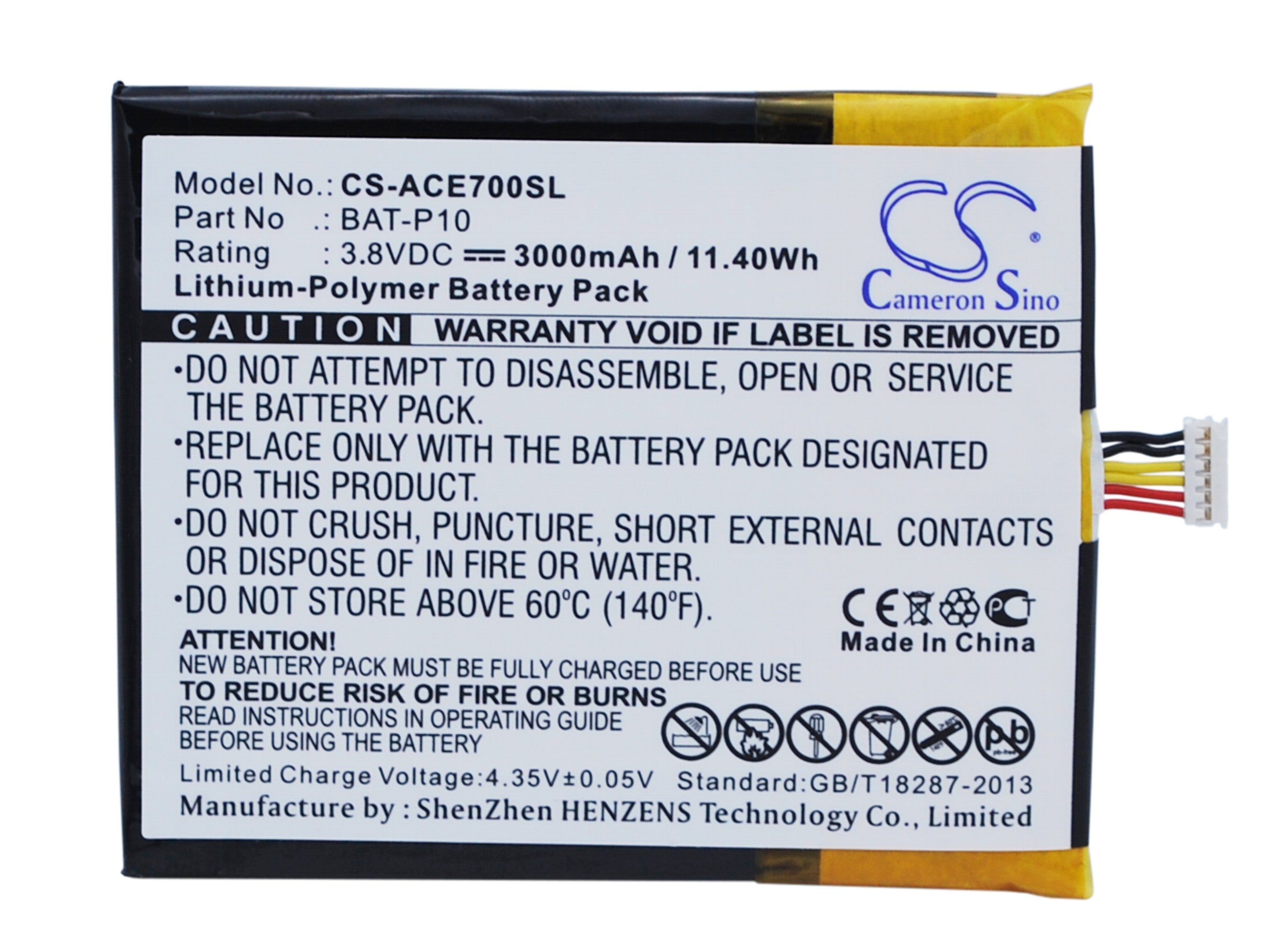 Acer E39 E700 Triple Replacement Battery for Smartphones - Long-Lasting Power for Travel, Work, and Outdoor Adventures
