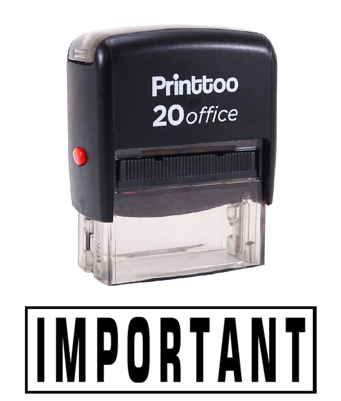 Custom Self-Inking Rubber Stamp for Office & Business - Personalized with Your Text/Logo - Perfect for Documents, Certificates, Mail & Paperwork (Black Ink)