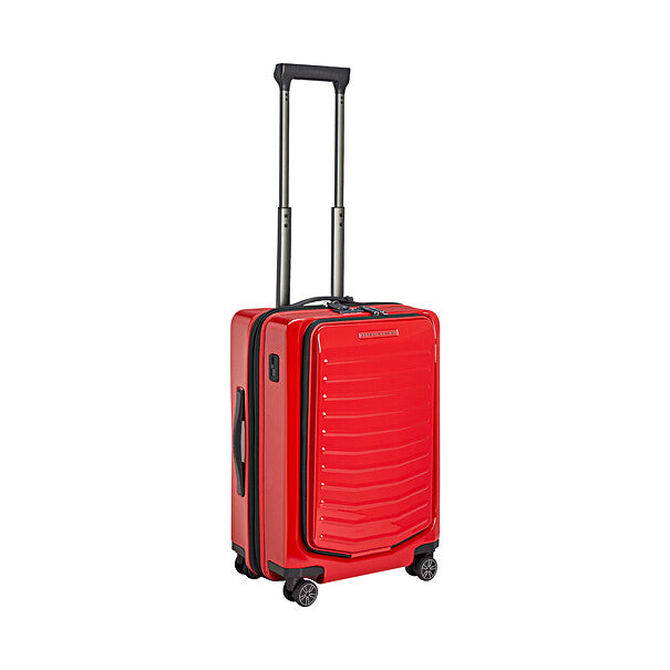 Porsche Roadster Hardcase Trolley Luggage - Small Carry-On Size, Guards Red Color | Perfect for Business Travel, Weekend Getaways & Airplane Carry-On