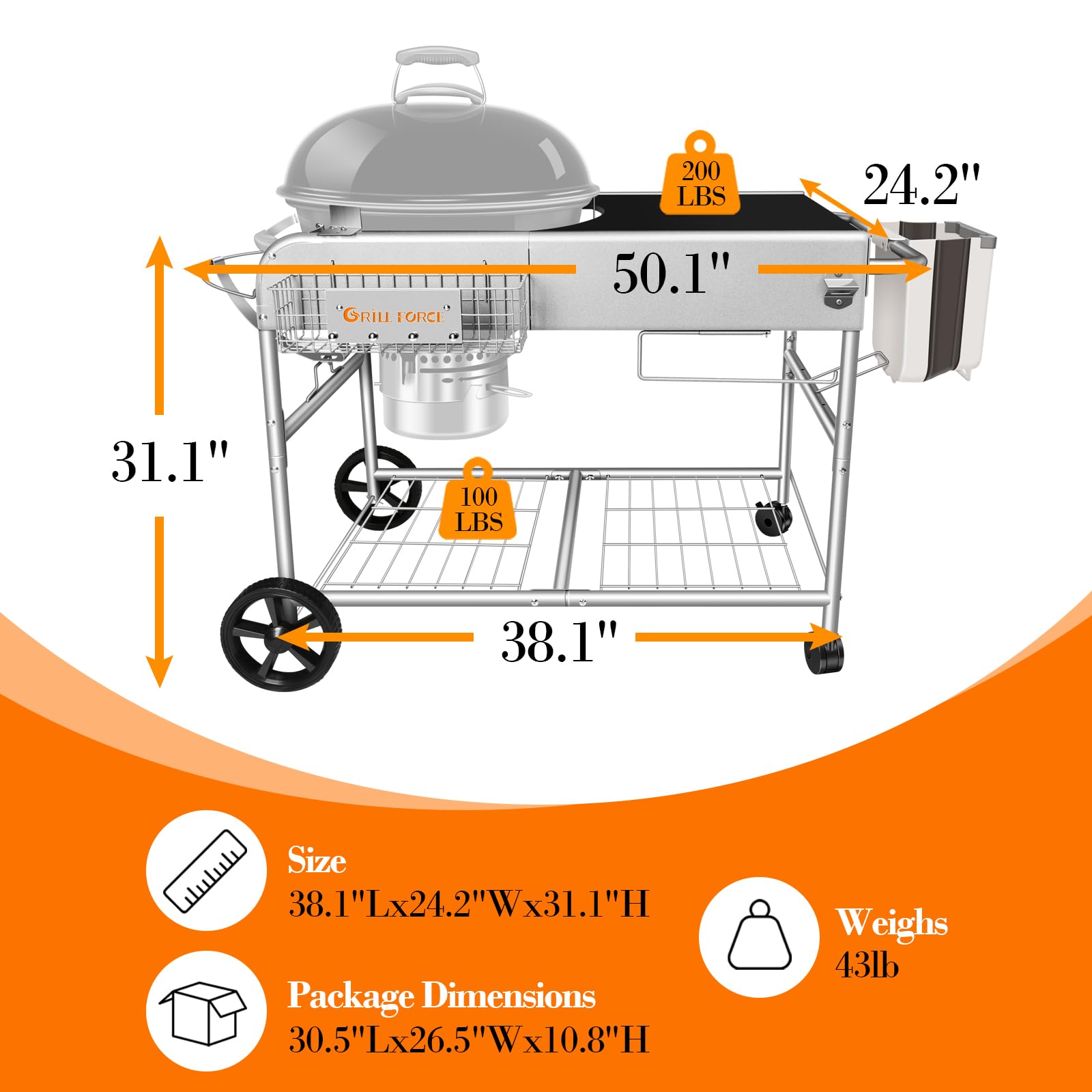 Weber Grill Table for 18
