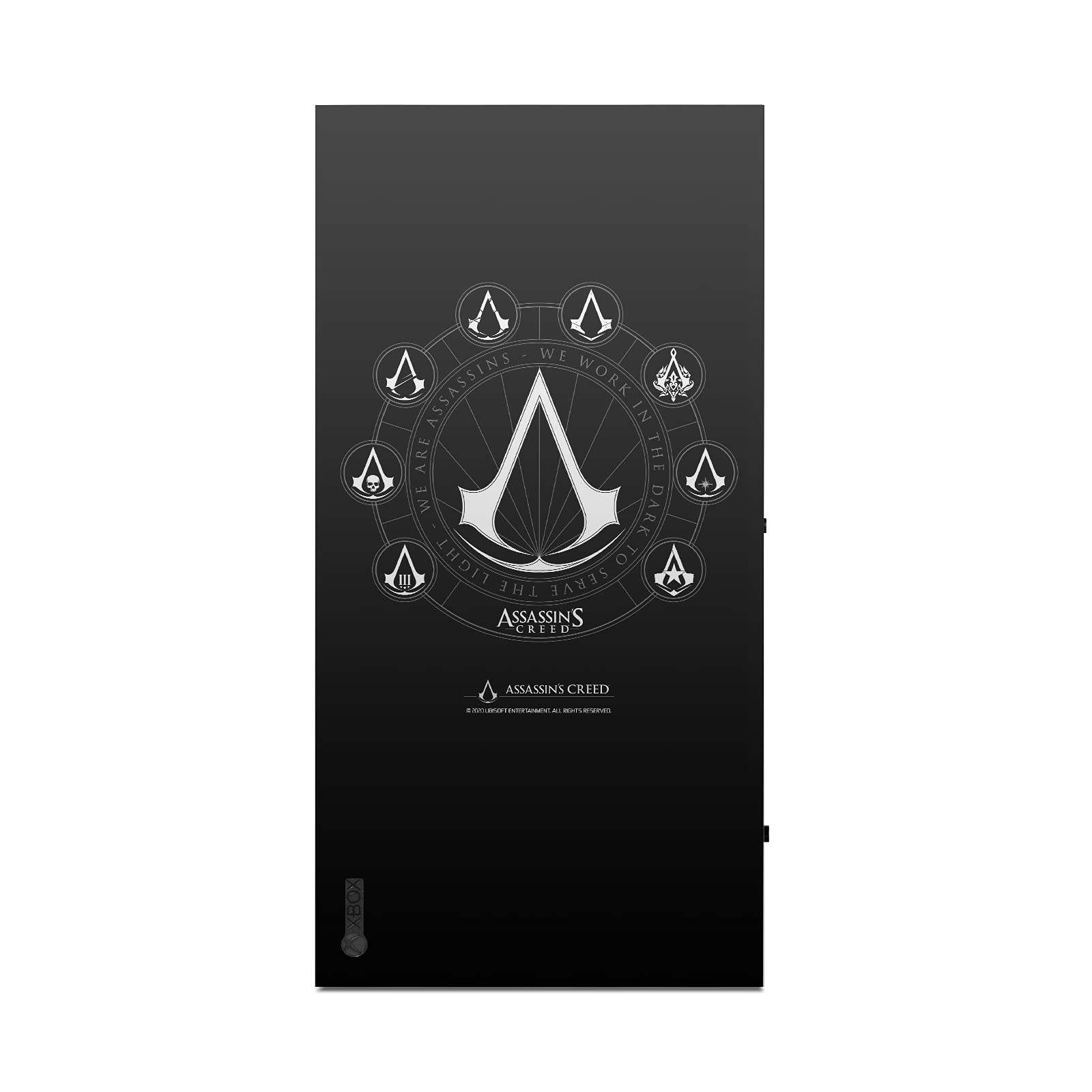Officially Licensed Assassin's Creed Crests Legacy Logo Vinyl Sticker Gaming Skin Case Cover for Xbox Series X Console - Perfect for Gamers and Collectors