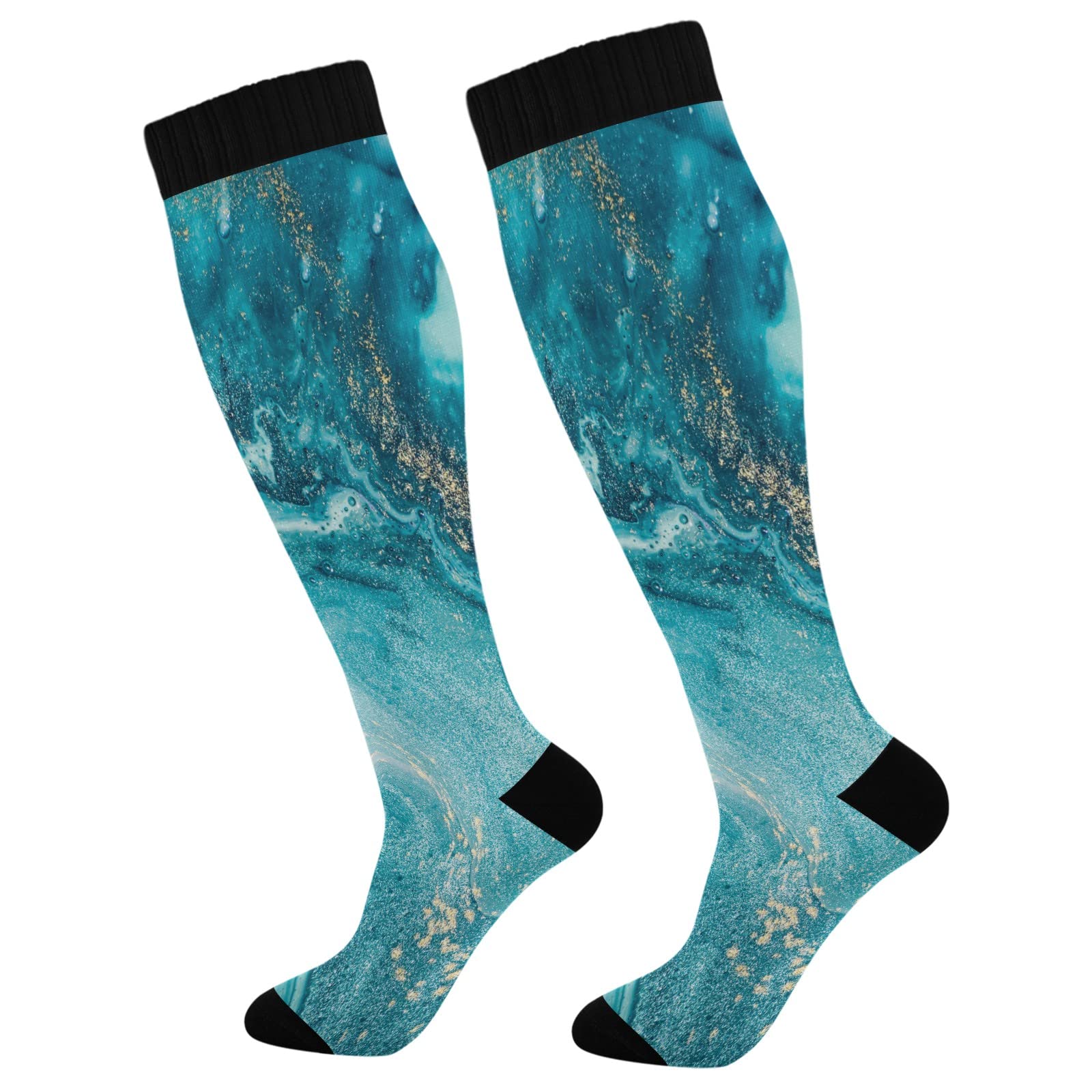 KLL Compression Socks for Women & Men - Medical Grade Support Socks for Running, Cycling, Nursing - Improve Blood Circulation & Reduce Swelling (Perfect for Athletes, Travel & Long Work Shifts)