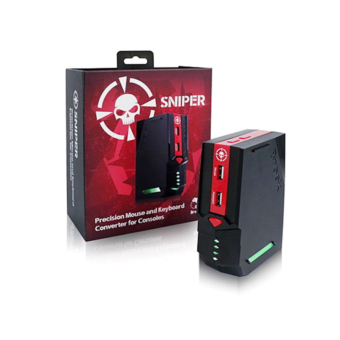 Brook Sniper FPS Converter for PS4/PS5/Xbox/PC - High Precision Gaming Adapter for First-Person Shooters - Perfect for Competitive Gaming & Esports Tournaments