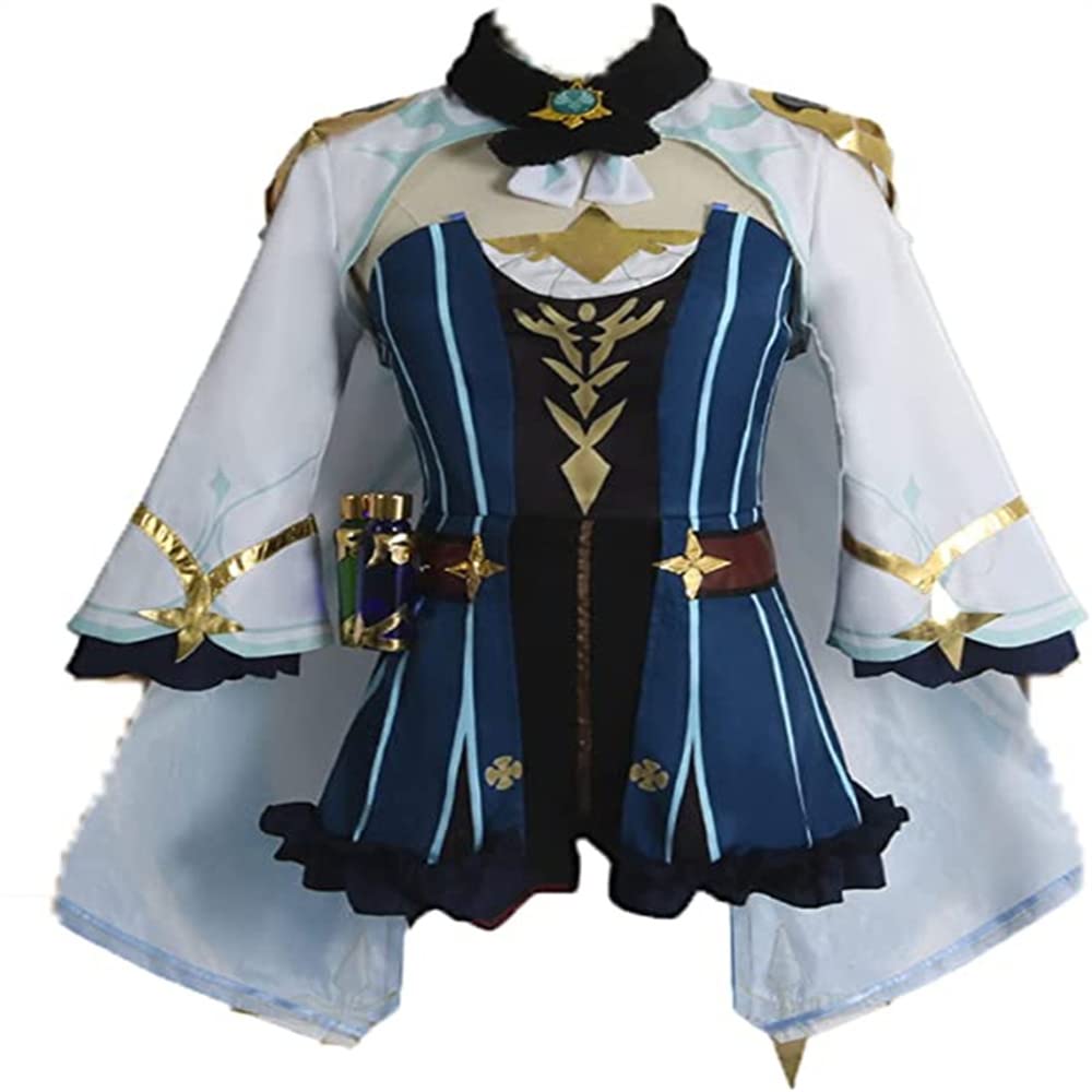 Genshin Impact Sucrose Cosplay Costume Full Set - Anime Hoodie Cloak Cape with Hat | Perfect for Halloween, Comic Con & Cosplay Events