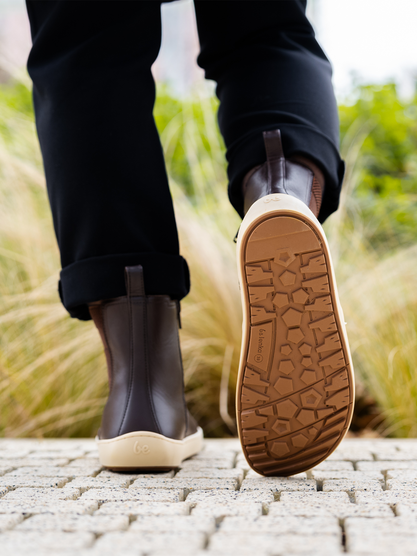 Barefoot Boots for Women - Be Lenka Allure Dark Brown Leather Minimalist Shoes | Comfortable & Stylish for Walking, Hiking & Everyday Wear