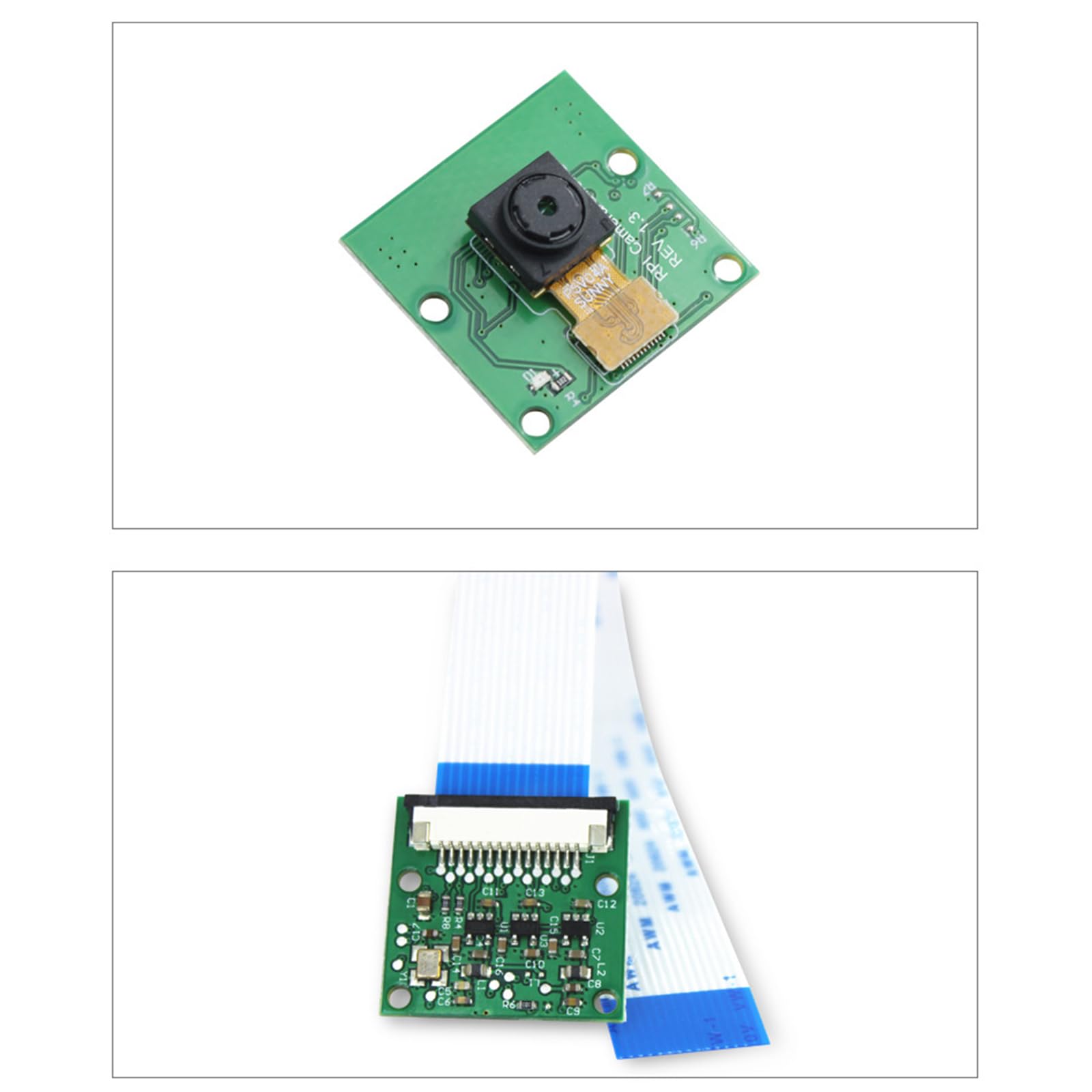 5MP Camera Module for Raspberry Pi 2/3/4/B+ with Cable - 1080p HD Webcam, 2592x1944 Resolution, 3.4mm Lens - Perfect for DIY Projects, Video Surveillance, and Live Streaming