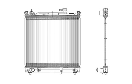 Chevy Tracker 2.0L 2.5L Radiator Replacement for Automatic Transmission - Engine Cooling Solution