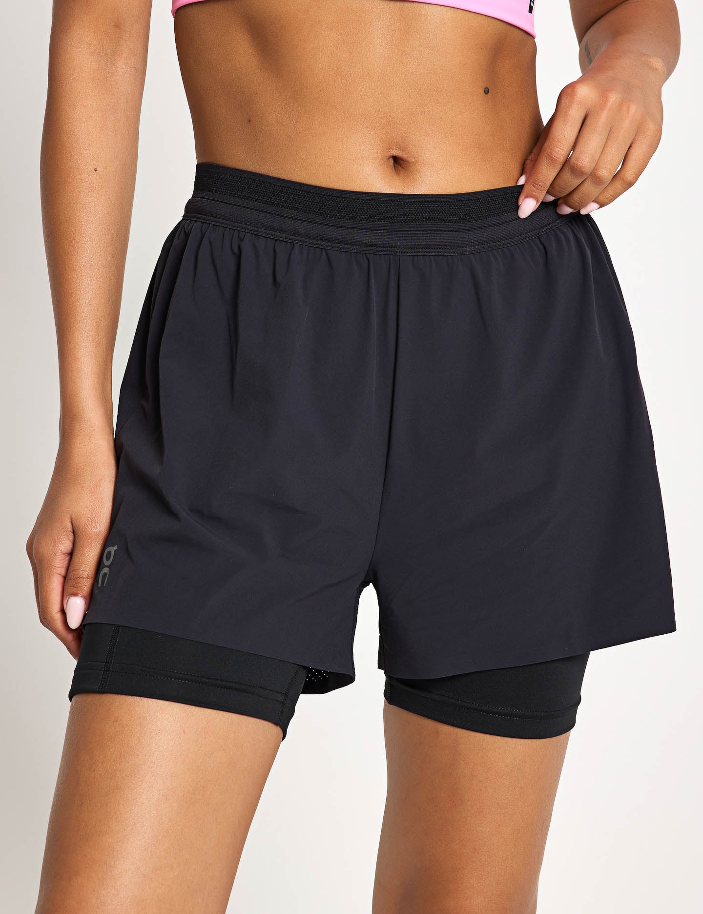 High-Performance 2-in-1 Running Shorts for Men - Breathable Black Athletic Shorts with Built-in Liner - Perfect for Gym, Jogging & Outdoor Workouts