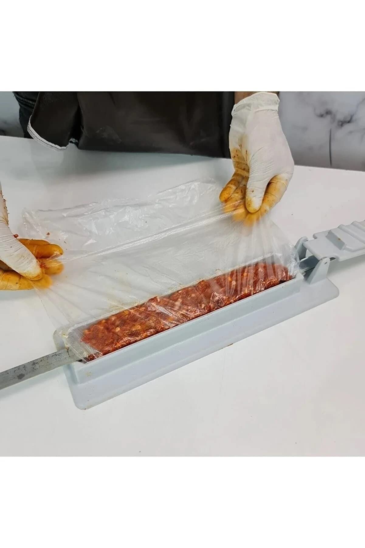 **Yes Way Kebab Maker – Plastic Manual Kebab Press & Kabob Mould – Form Perfect Kofta Kebabs Like a Pro Chef – Ideal for Home Cooking, BBQs & Middle Eastern Cuisine**