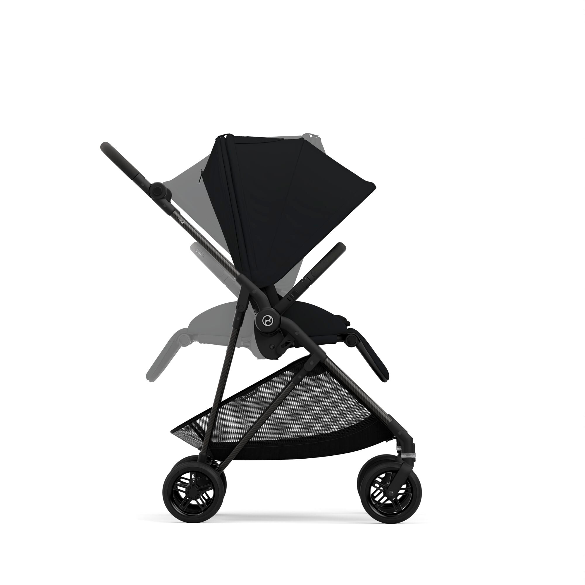 Cybex Melio Carbon 3 Lightweight Stroller with Aton G SensorSafe Travel System - Premium Baby Stroller for Urban Parents | Perfect for City Walks, Shopping & Travel