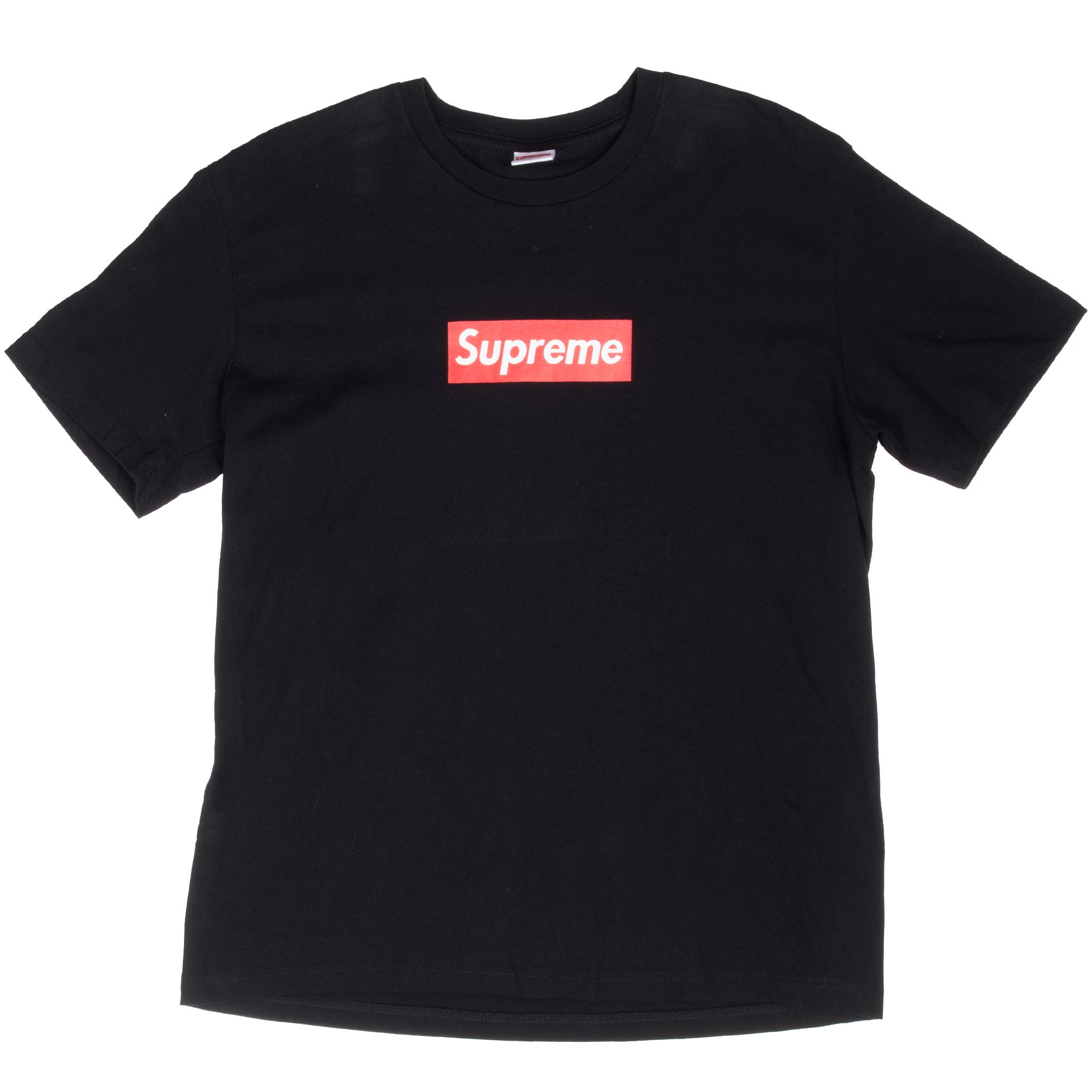 Supreme Box Logo Black T-Shirt for Men - Large Size Cotton Tee - Streetwear Fashion & Casual Wear