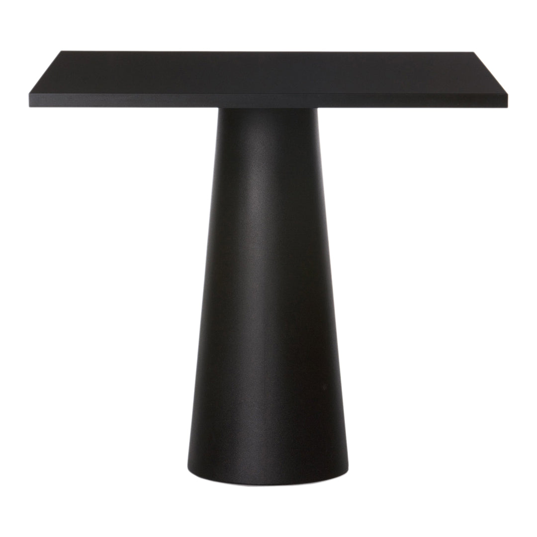 Modern Square Container Dining Table - Rustic Industrial Style for Kitchen, Dining Room & Outdoor Patio - Durable Metal & Wood Design