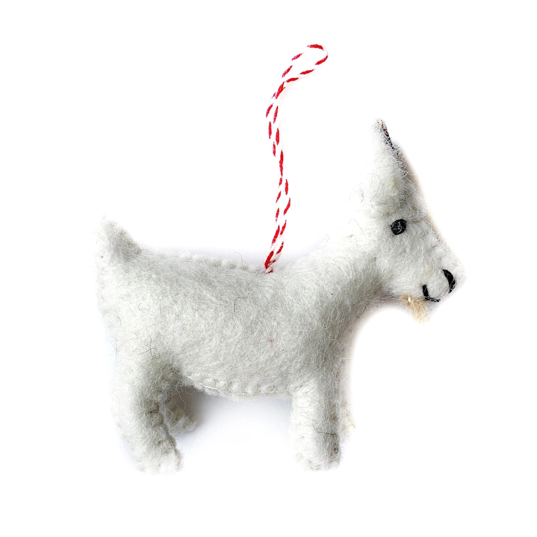 Handmade Goat Felt Christmas Ornament - Unique Holiday Decor for Tree, Gift, and Home Decoration | Perfect for DIY Crafts, Party Favors, and Festive Celebrations