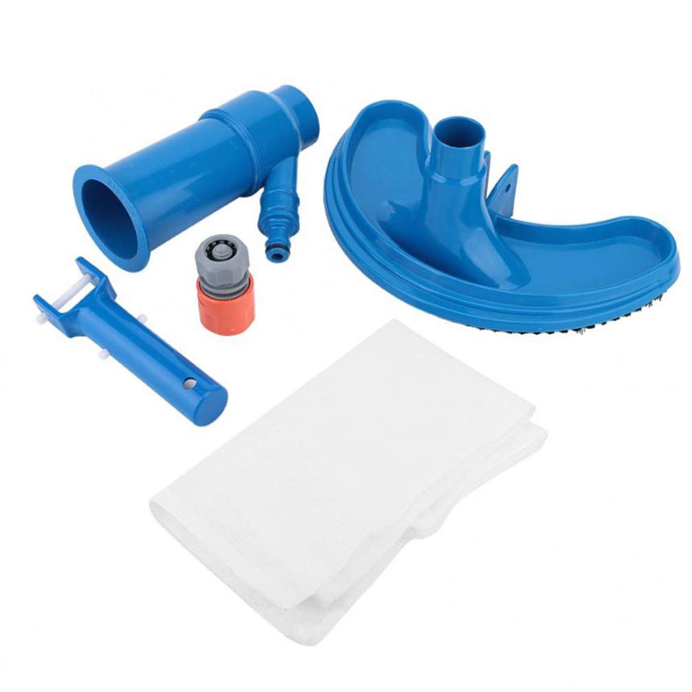 1PC Plastic Jet Vac Pool Cleaning Brush - Swimming Pool Vacuum Cleaner Tool for Spa, Hot Tub & Above Ground Pools | Heavy Duty Scrub Brush for Tile, Vinyl & Concrete Surfaces