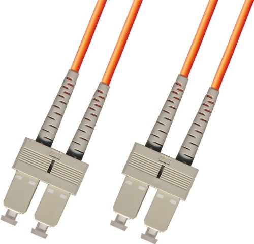 150 Meter OM1 Multimode Duplex Fiber Optic Cable (62.5/125) SC to SC Connector - Orange - High Speed Data Transmission for Networking, Data Centers, and Telecom Applications
