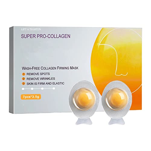 PureYouth Wash-Free Collagen Firming Sleeping Mask - Hydrating & Anti-Aging Face Mask for Overnight Skin Rejuvenation (3 Pack) | Perfect for Nighttime Skincare Routine & Travel