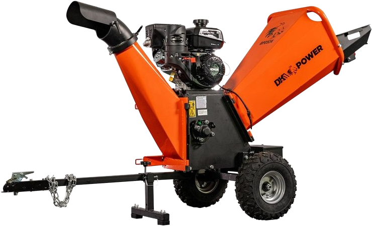 DK2 OPC525 277cc 9.5HP Kohler CH395 Engine 5 Kinetic Drum Chipper - Heavy Duty Wood Chipper Shredder for Landscaping, Yard Waste & Tree Branches