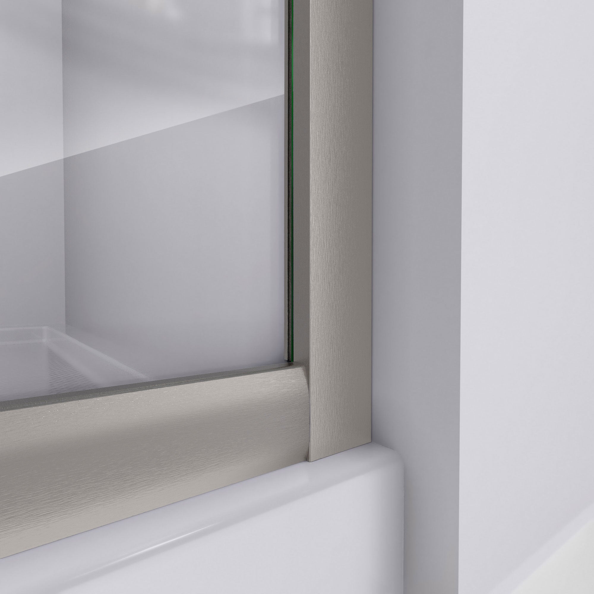 DreamLine Prime 38x38x74.75 Inch Corner Sliding Shower Enclosure with SlimLine Shower Base Kit - Clear Glass Frameless Design for Modern Bathroom Remodel | Easy Installation & Space Saving Solution