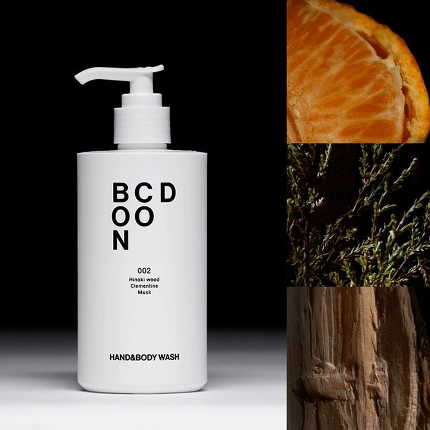 BONCOD Perfume Hand & Body Wash - Hinoki Scented 300ml | Moisturizing & Refreshing for Daily Shower & Hand Washing
