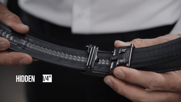 Executive Protecd BelTion Black Tactical Hybrid 1.75 Complete Kit - Premium Tactical Belt for Outdoor, Military & EDC Use