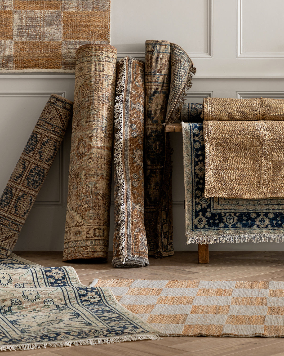 Hand Knotted Wool Rug - Soft & Durable Handmade Area Rug for Living Room, Bedroom, or Office - Traditional Design Home Decor
