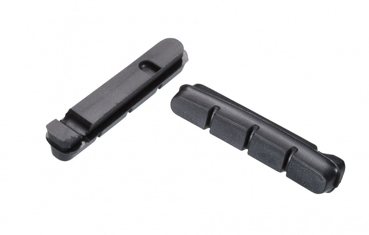 HUNT Brakco Griptec Carbon Fiber Rim Brake Pads - High Performance Bicycle Brake Pads for Road & Mountain Bikes - Compatible with Shimano - Perfect for Cycling, Commuting & Racing (2-Piece Set)
