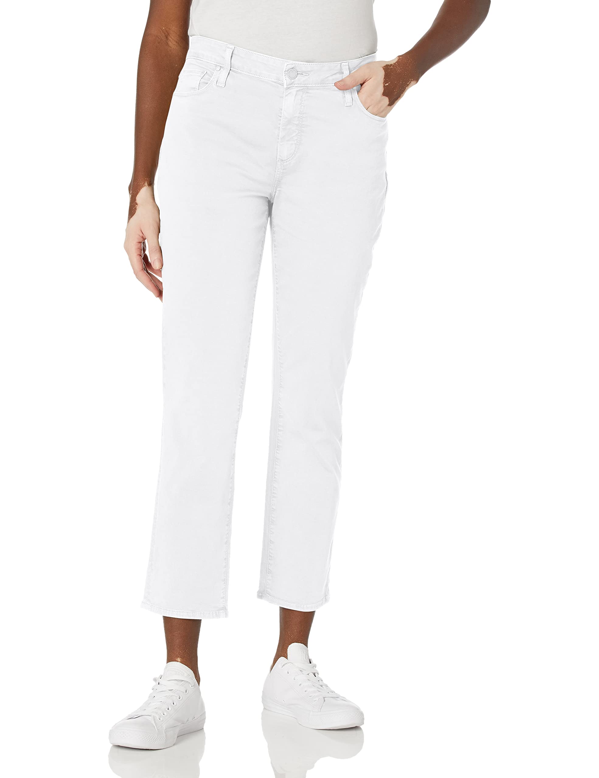 PAIGE Women's Brigitte High Rise Relaxed Fit Straight Leg Boyfriend Jeans | Comfortable Denim Pants for Casual Wear, Work & Weekend Outfits