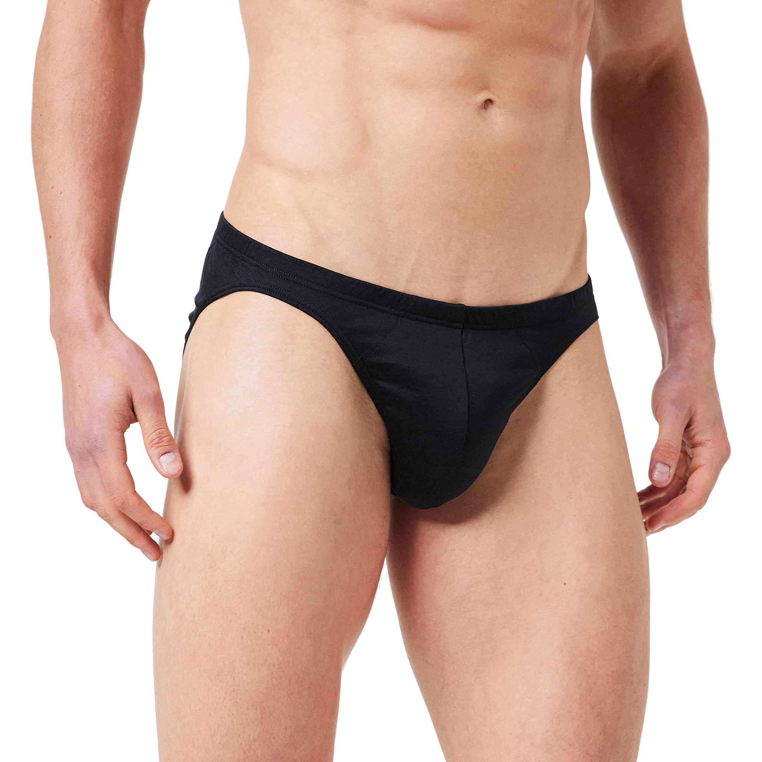 Hanro Men's Cotton Sporty Bikini Brief - Comfortable Underwear for Active Lifestyle, Gym & Everyday Wear
