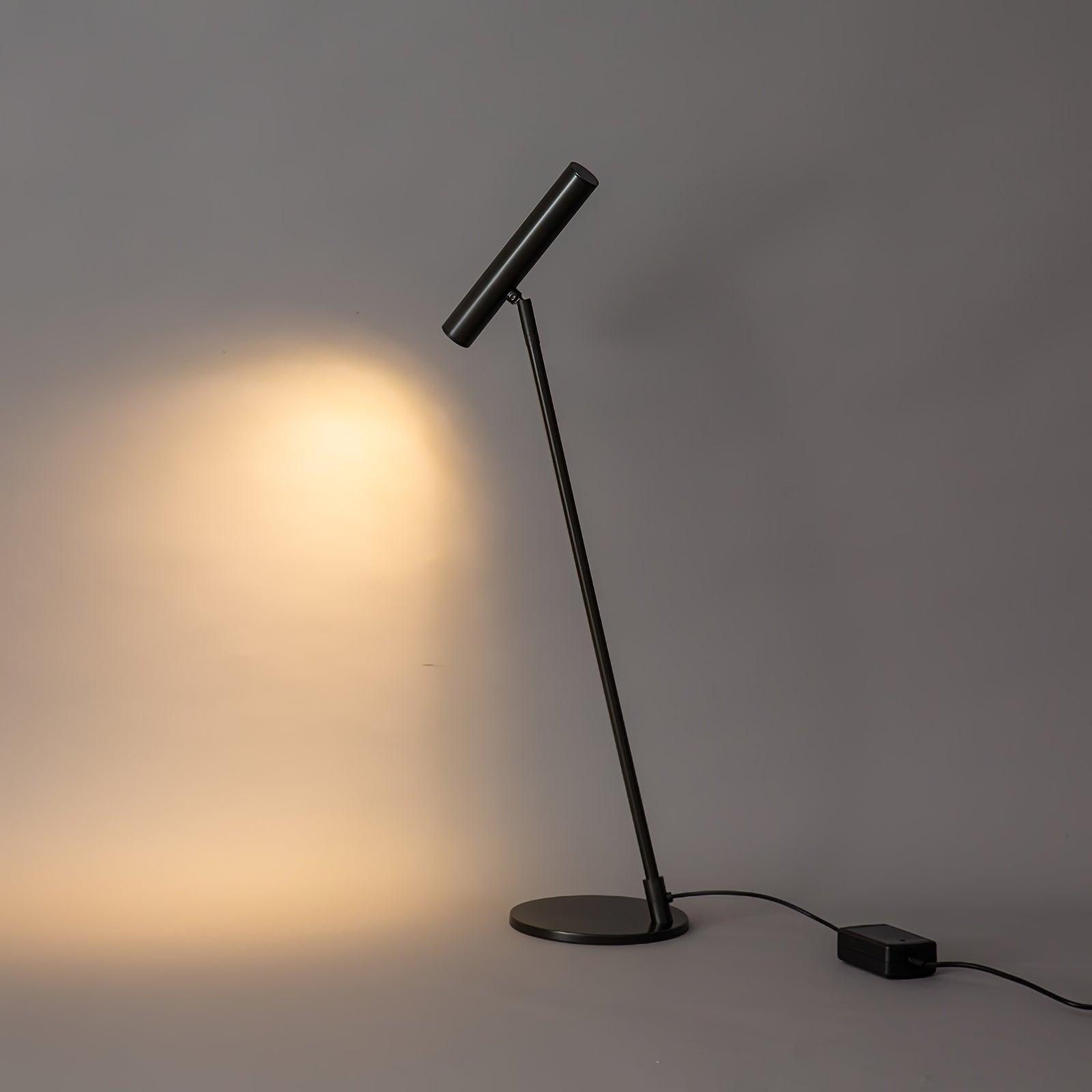 Tom LED Table Lamp - Modern Adjustable Desk Light for Home Office, Study & Bedroom - Energy Efficient Dimmable Reading Lamp with USB Port & Touch Control