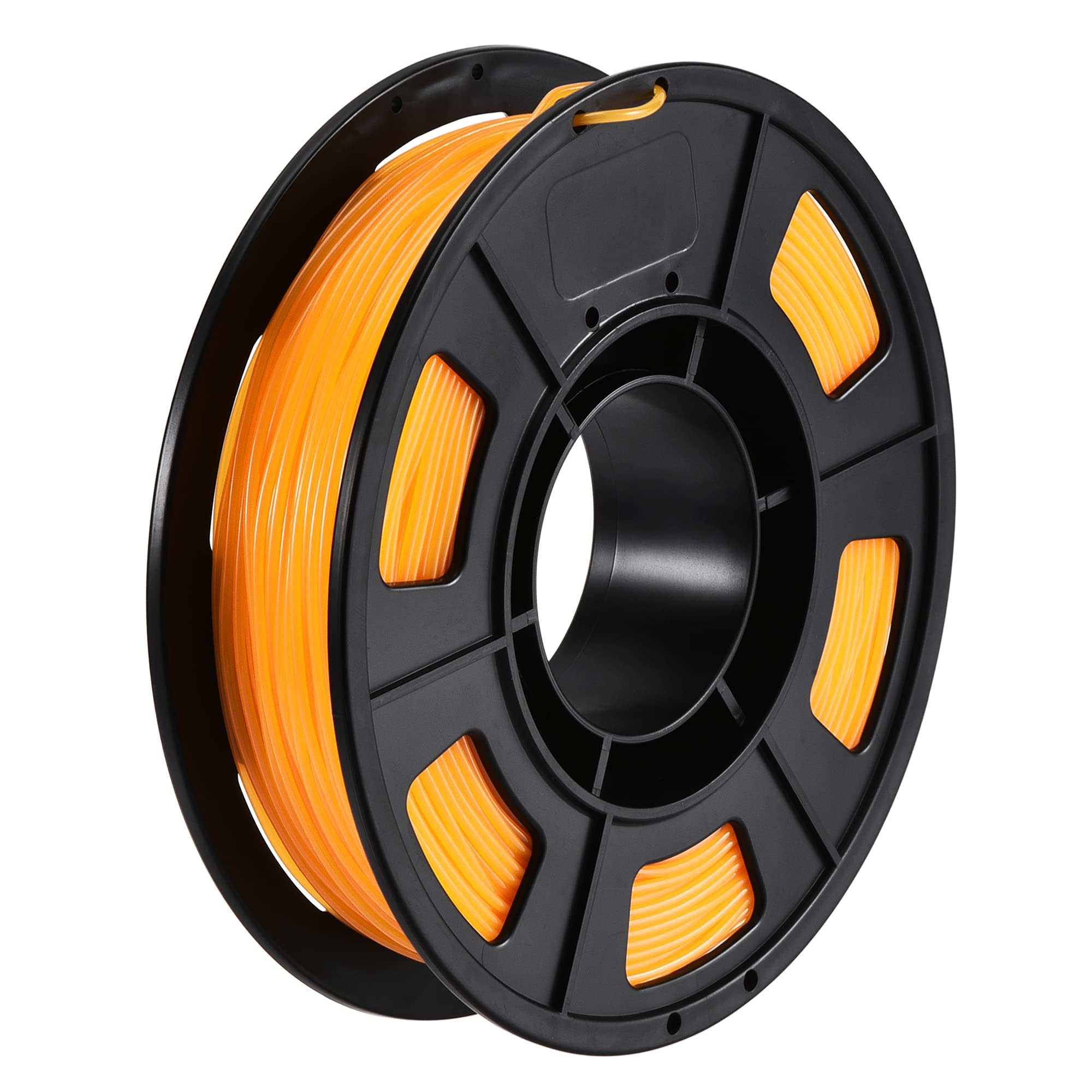 High-Quality MECCANIXITY 1.75mm TPU Filament - Orange, 0.25KG Spool, ±0.05mm Dimensional Accuracy for 3D Printing | Perfect for Flexible Prints, Phone Cases, Wearables & Prototypes