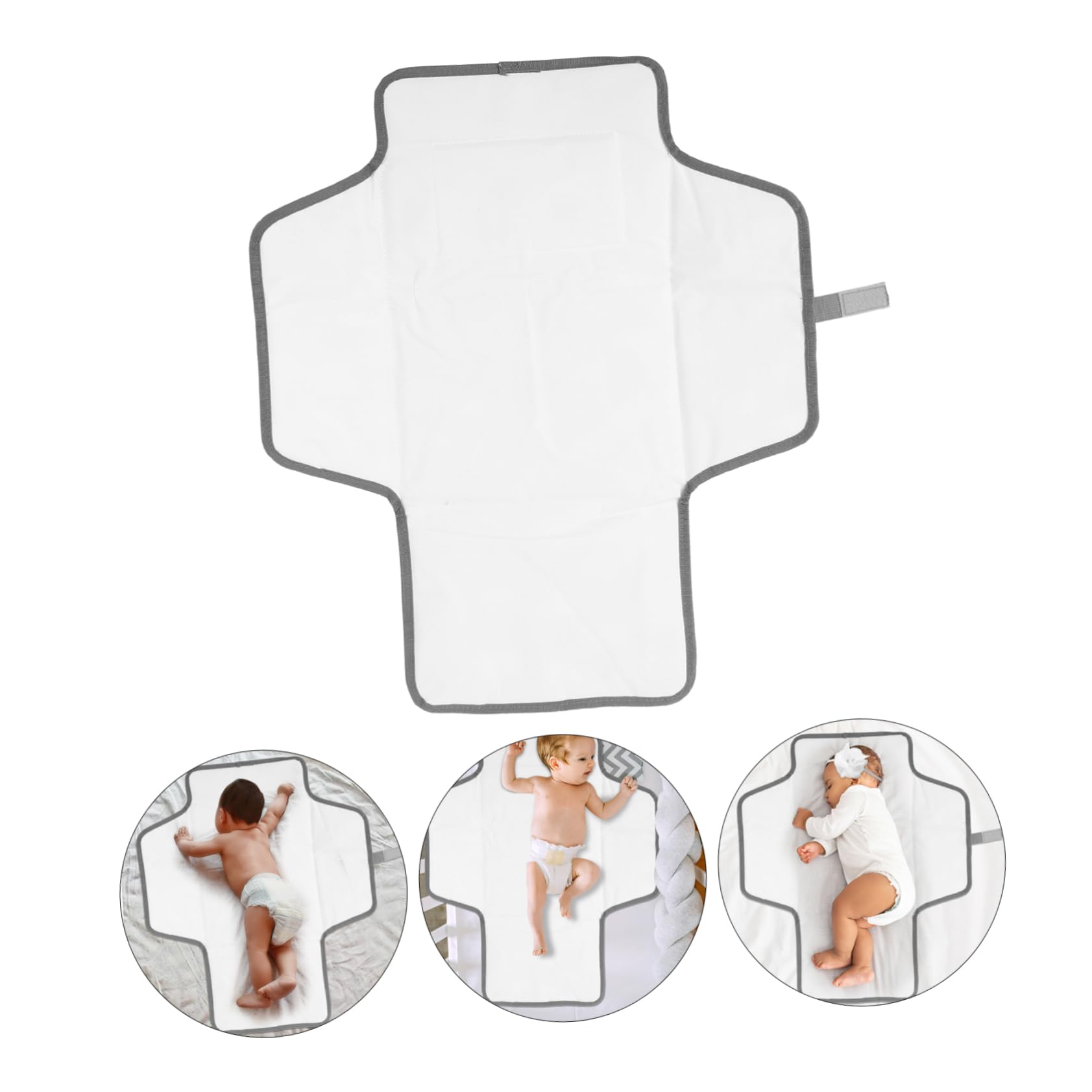 IWOWHERO Waterproof Diaper Changing Pad for Newborns & Babies - Soft Portable Changing Mat for Nursery, Travel & On-the-Go Diaper Changes - Perfect for Home, Daycare & Hospital Use