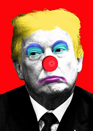 Red Vinyl Clown Decal - 5