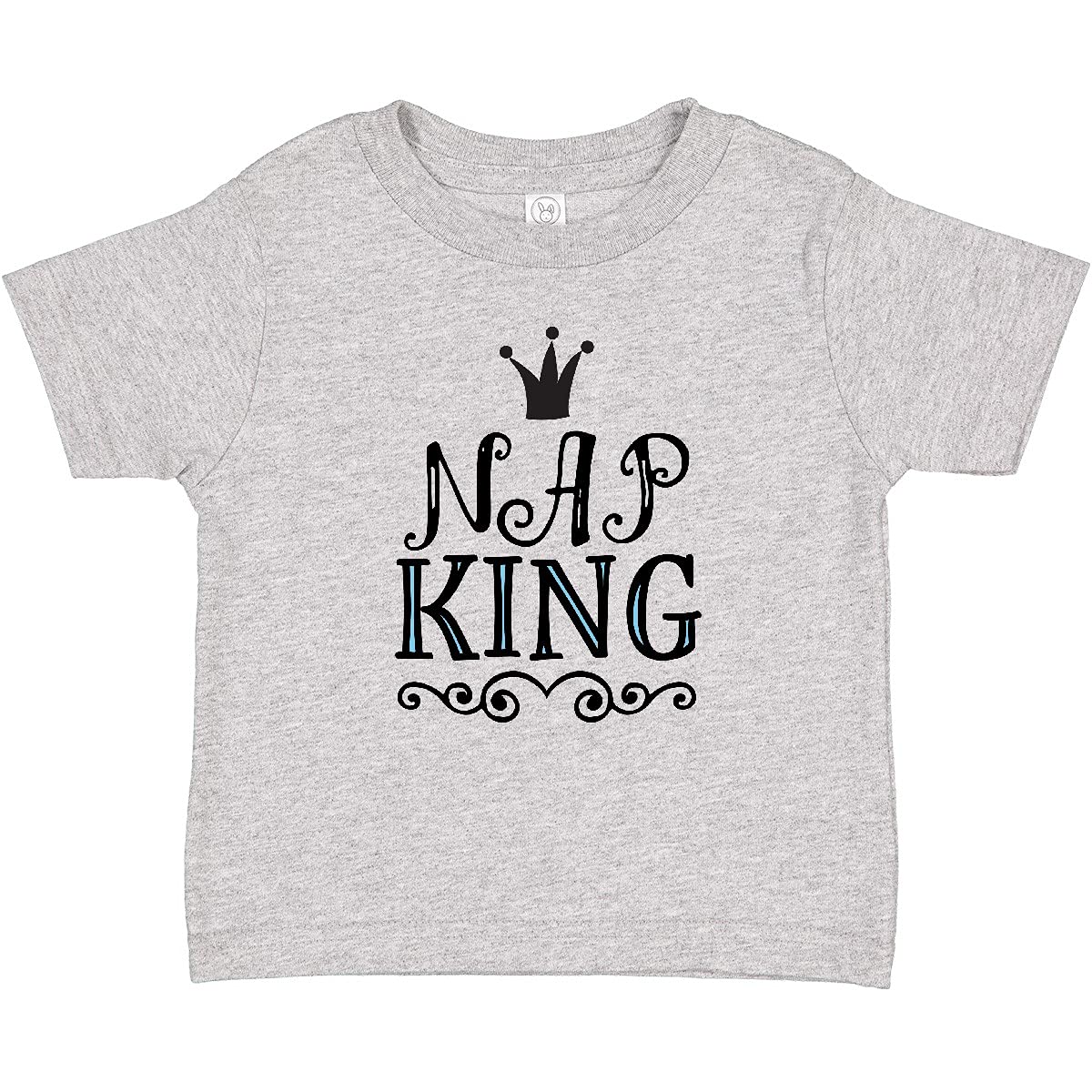 Inktastic Nap King Baby Boy T-Shirt - Cute & Comfortable Cotton Tee for Toddlers, Infants - Perfect for Playtime, Daycare & Family Outings