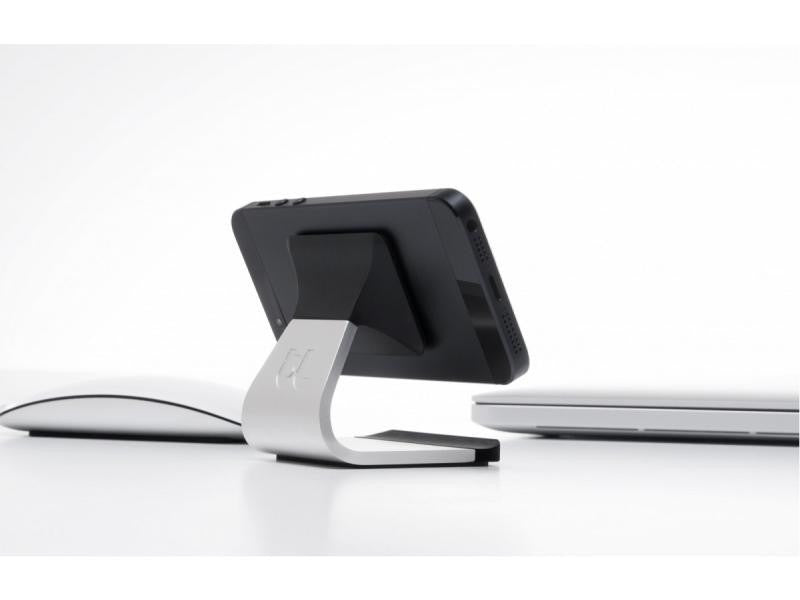 Bluelounge Milo Micro Suction Stand - Universal Phone Holder for Desk, Car, Bed - Secure Mount for iPhone, Samsung, Smartphones - Perfect for Work, Driving, Watching Videos