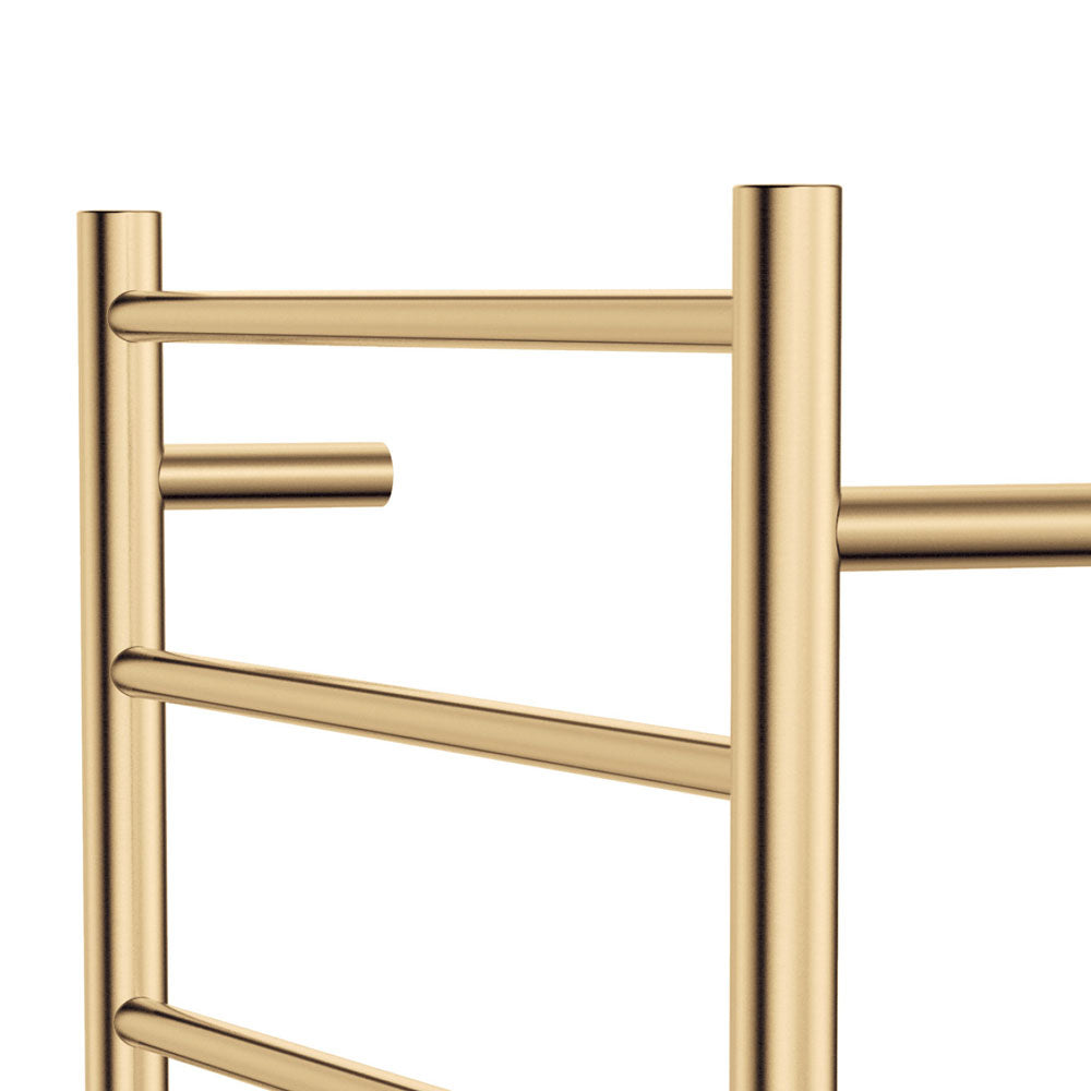 Fienza 82760120UB Isabella Heated Towel Rail - 600 x 1200mm Urban Brass Bathroom Heater for Luxury Spa & Modern Home Decor