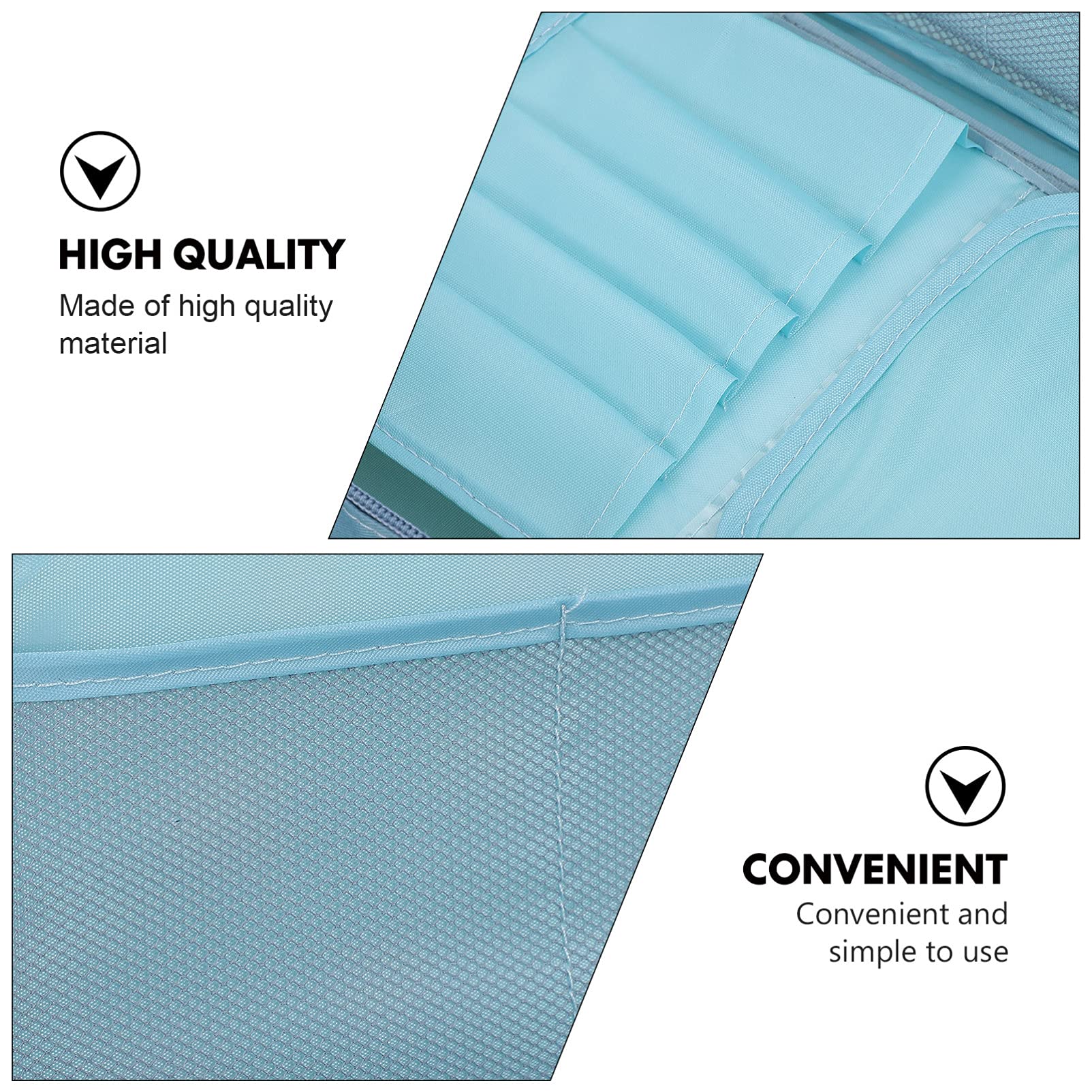 Minkissy Waterproof Travel Makeup Bag - Large Capacity Cosmetic Organizer with Brush Holder for Women, Portable Toiletry Pouch for Vacation, Gym, Camping & Airplane Carry-On (1 Pack, Polyester)