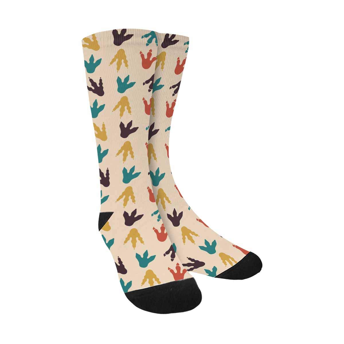Abstract Zebra Print Crew Socks for Men & Women - Comfortable Athletic Sublimated Socks with Animal Design - Perfect for Running, Gym Workouts & Casual Wear