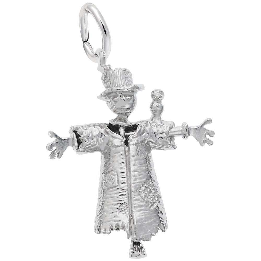 Scarecrow Charm for Jewelry Making - Handmade Bracelet & Necklace Charms for DIY Crafting - Perfect for Halloween, Fall Decor & Gifts
