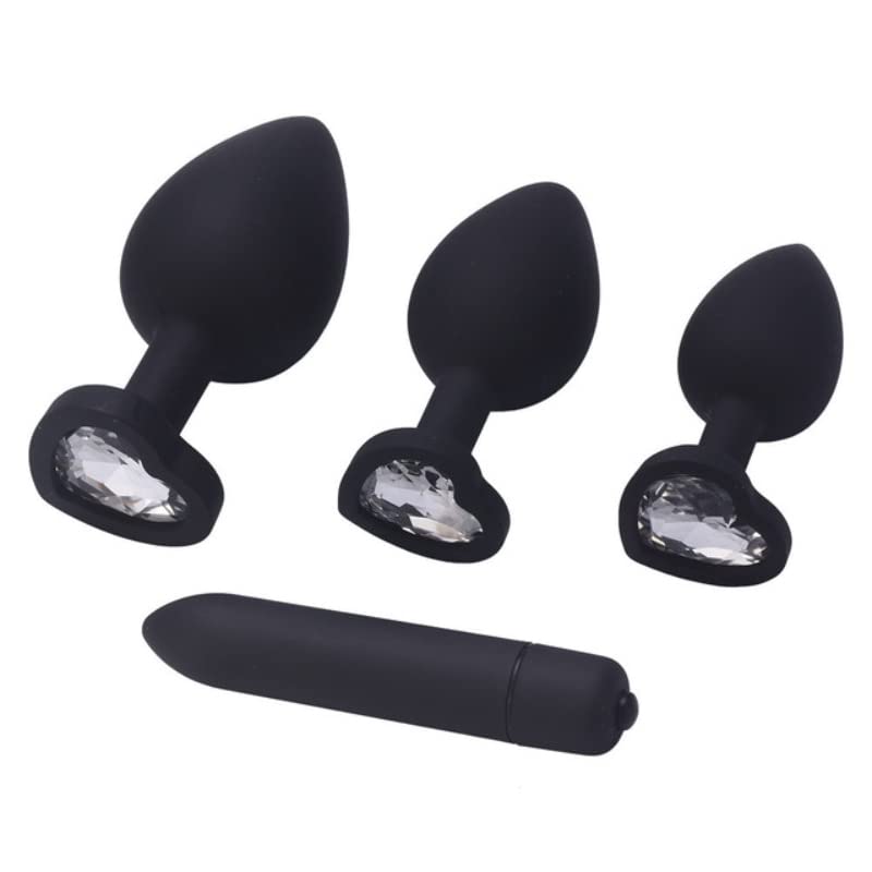 Premium Soft Silicone Anal Plug - Comfortable Butt Plug Massager with Bullet Vibrator for Couples | Sensual Adult Toy for Enhanced Pleasure & Intimacy | Perfect for Spicing Up Your Sex Life & Romantic Nights