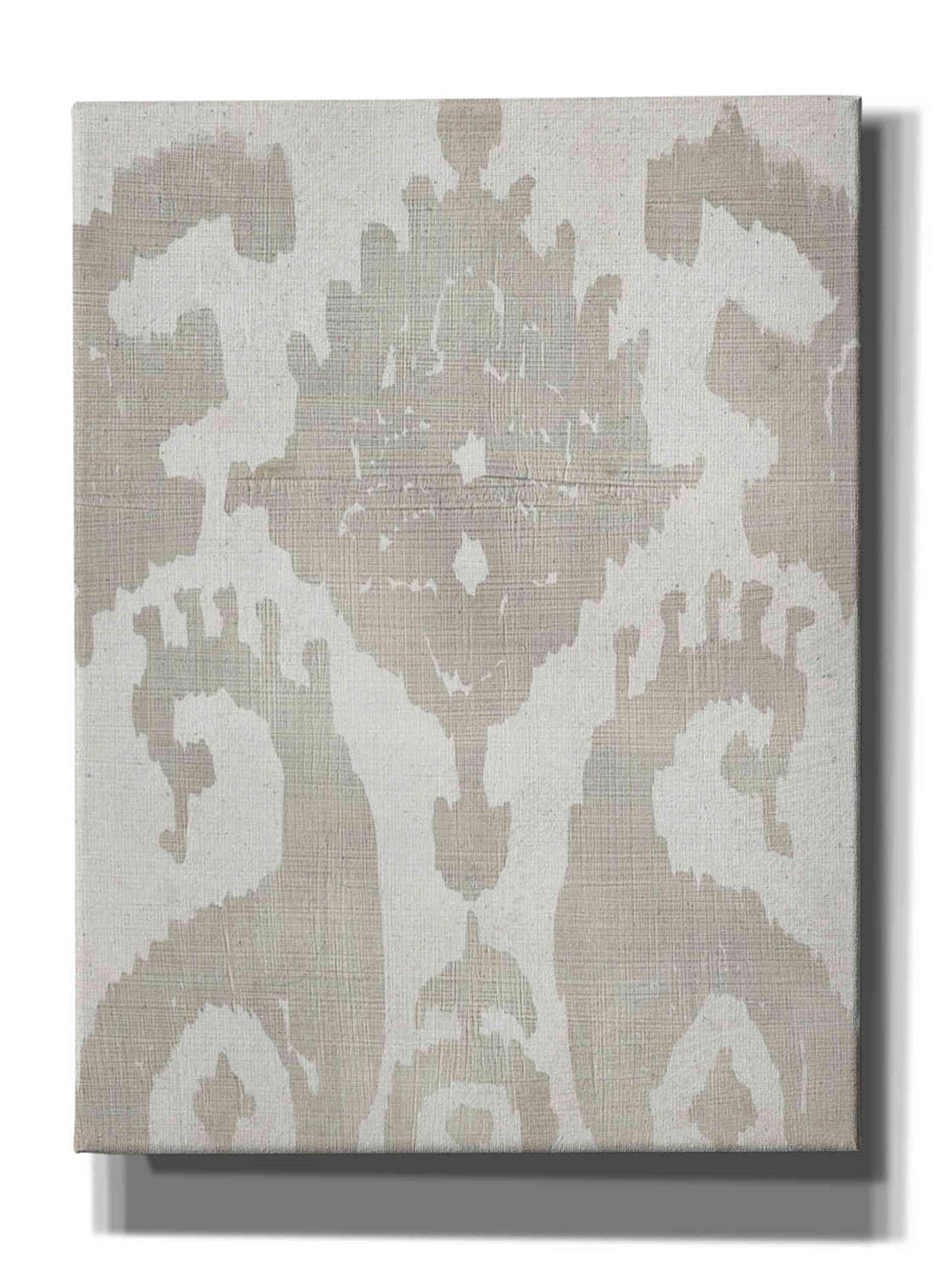 Epic Graffiti 'Shadow Ikat V' by Chariklia Zarris - 12x16 Inch Canvas Wall Art for Modern Home & Office Decor - Perfect for Living Rooms, Bedrooms & Creative Spaces