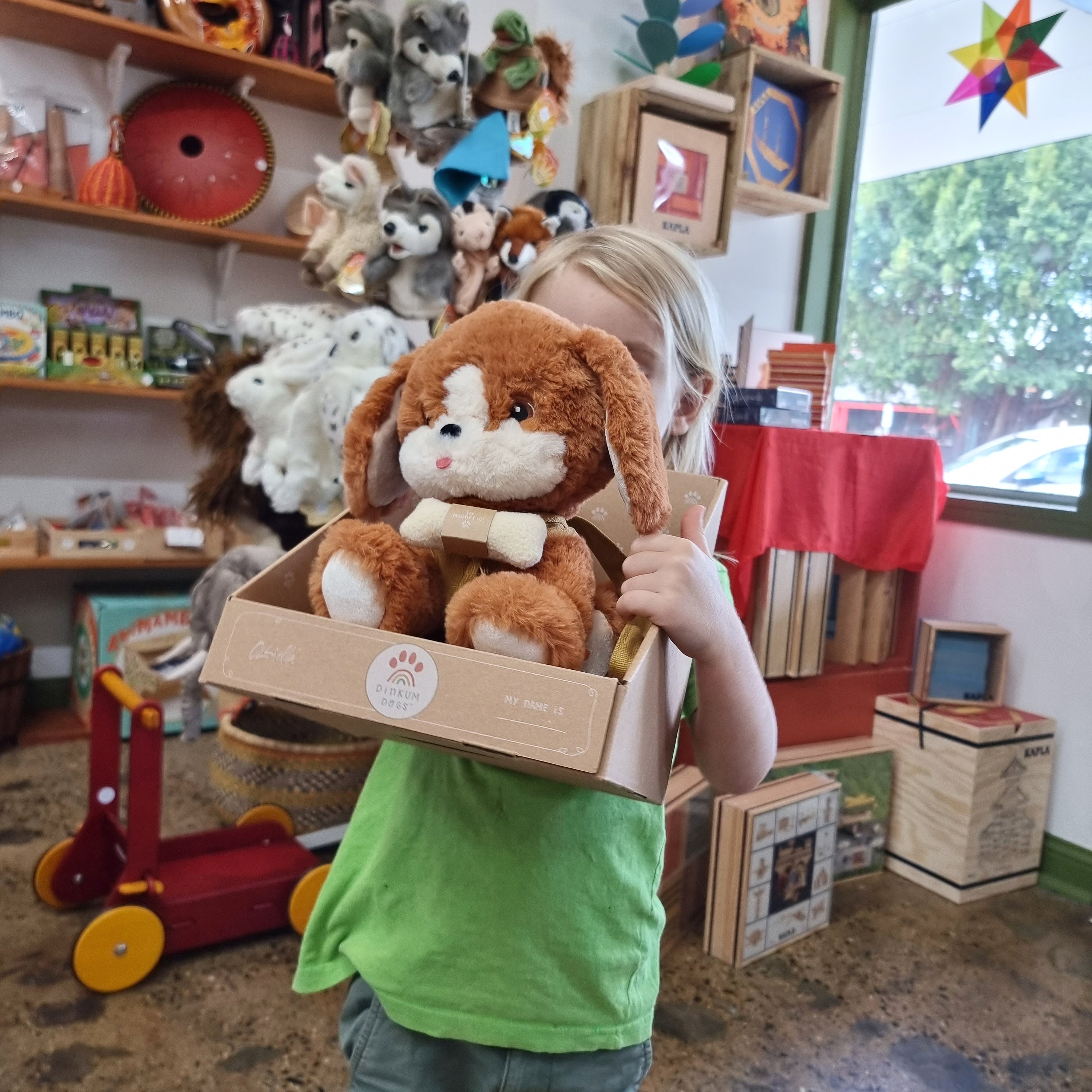 Dinkum Dog Buddy - Premium Dog Toy for Chewing & Play - Perfect for Indoor & Outdoor Fun with Your Pet