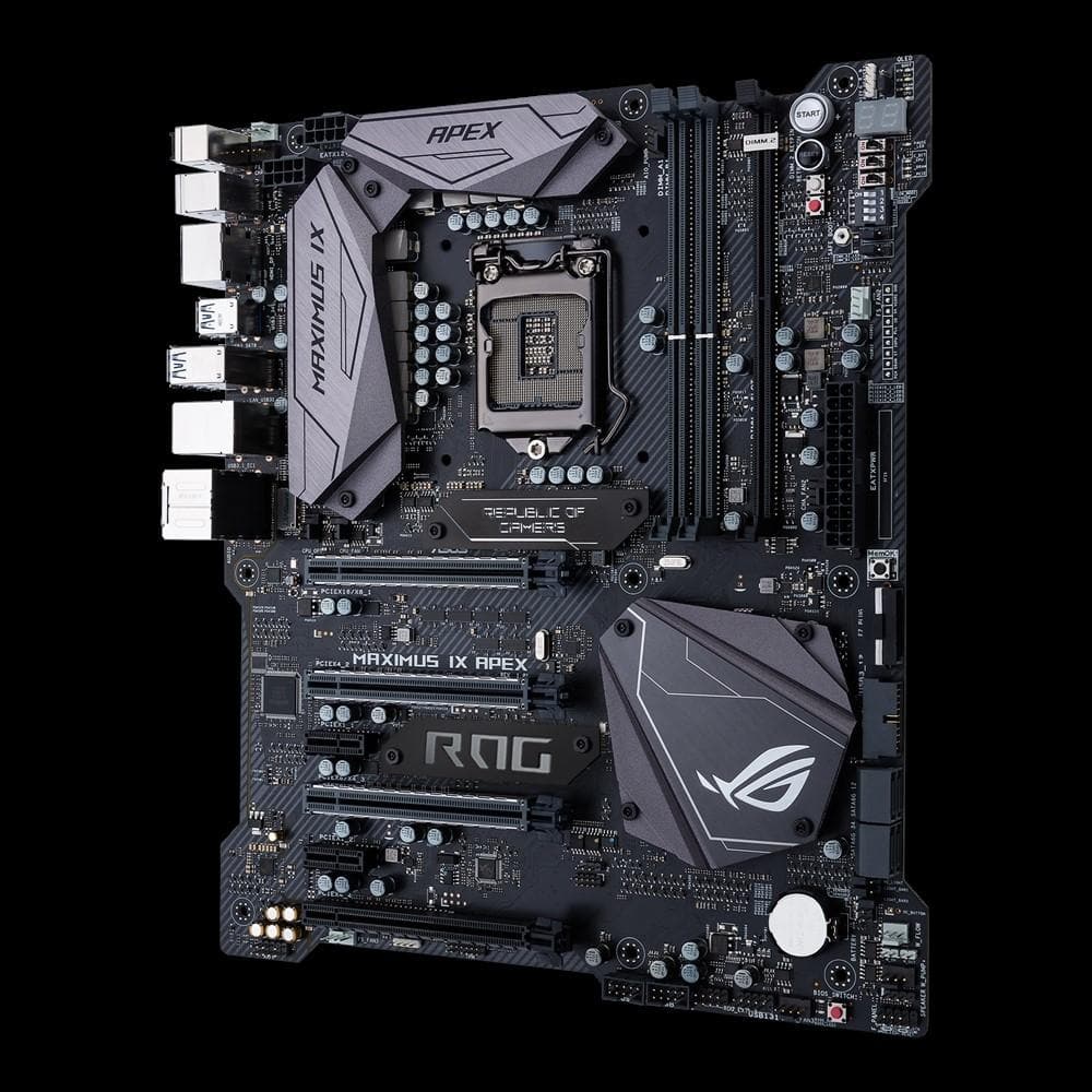 ASUS ROG MAXIMUS IX APEX Z270 Gaming Motherboard - Intel LGA 1151 Socket, DDR4 RAM, RGB Lighting (3-Year Warranty) | Perfect for High-Performance PC Builds & eSports Gaming